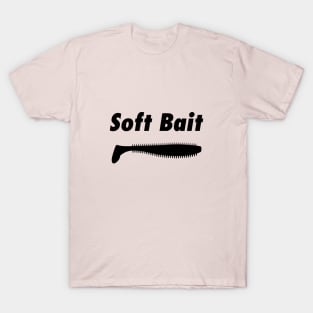 Soft Bait tacklebox design black T-Shirt